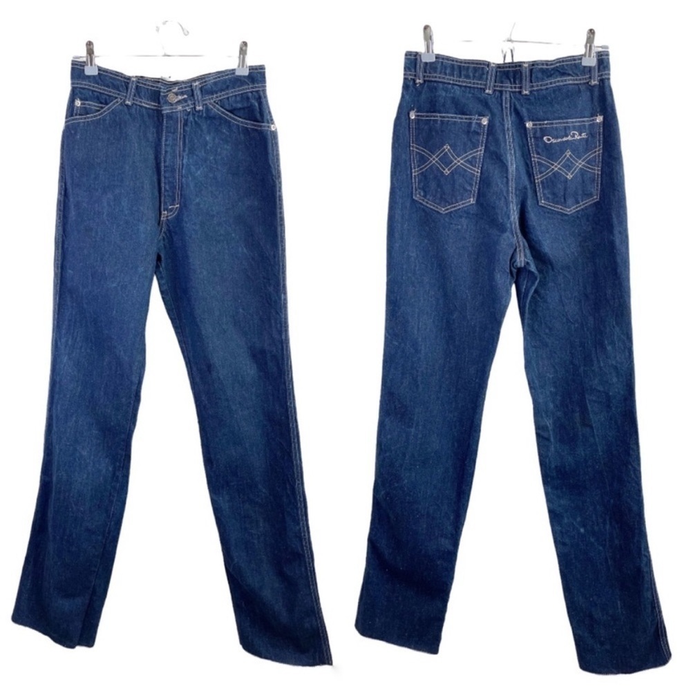 OSCAR DE LA RENTA Vintage High Waist Mom Jeans size 14